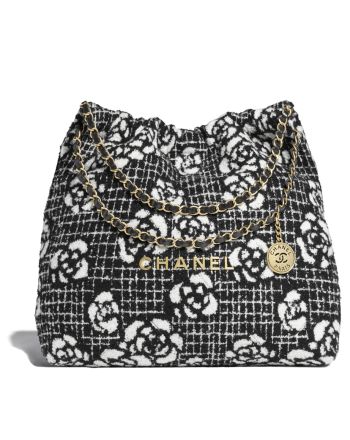 Chanel 22 Handbag AS3261 Black
