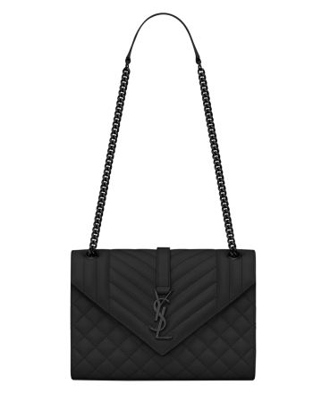 Saint Laurent Envelope Medium Bag 487206 Black