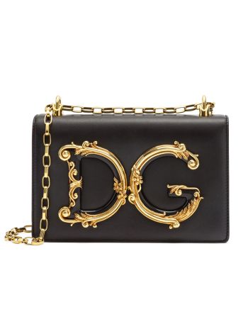 Dolce & Gabbana Nappa Leather DG Girls Shoulder Bag